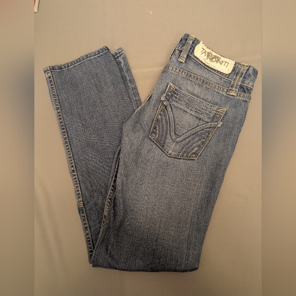 Taverniti So Jeans Classic Straight Leg Blue Jeans Excellent Condition